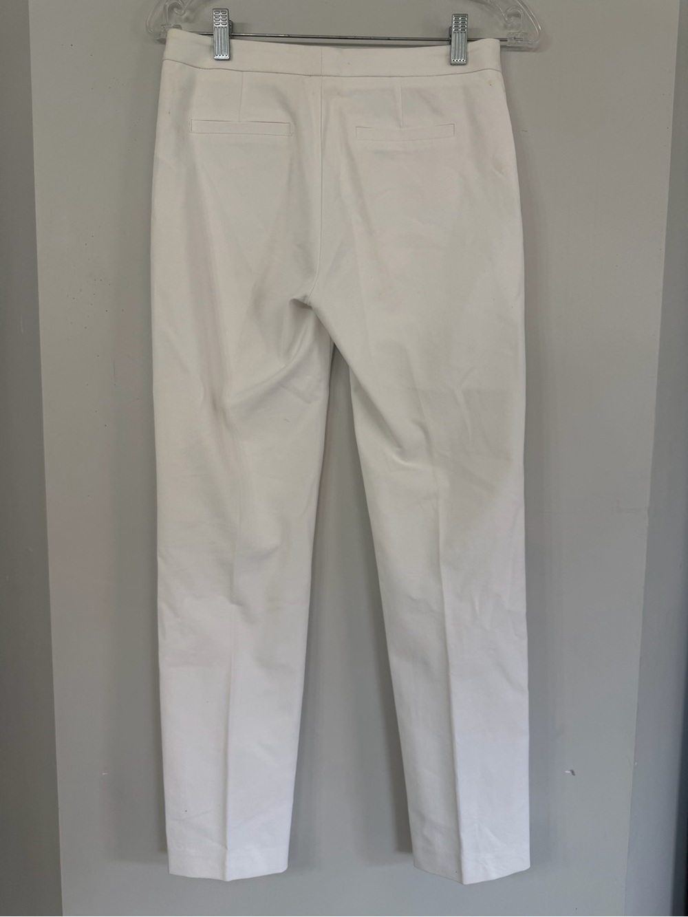 Kobi Halperin Women’s Size 6 Designer White Trouser Dress Pants Office Work - Picture 8 of 9